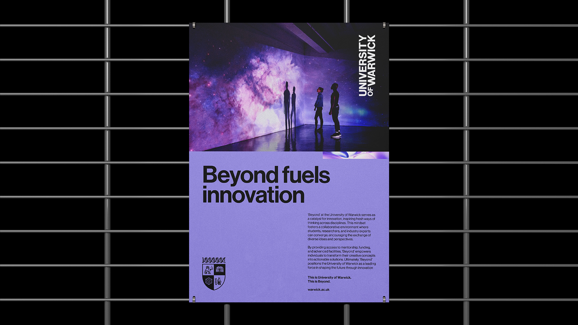 Leaflet with the words 'Beyond fuels innovation'