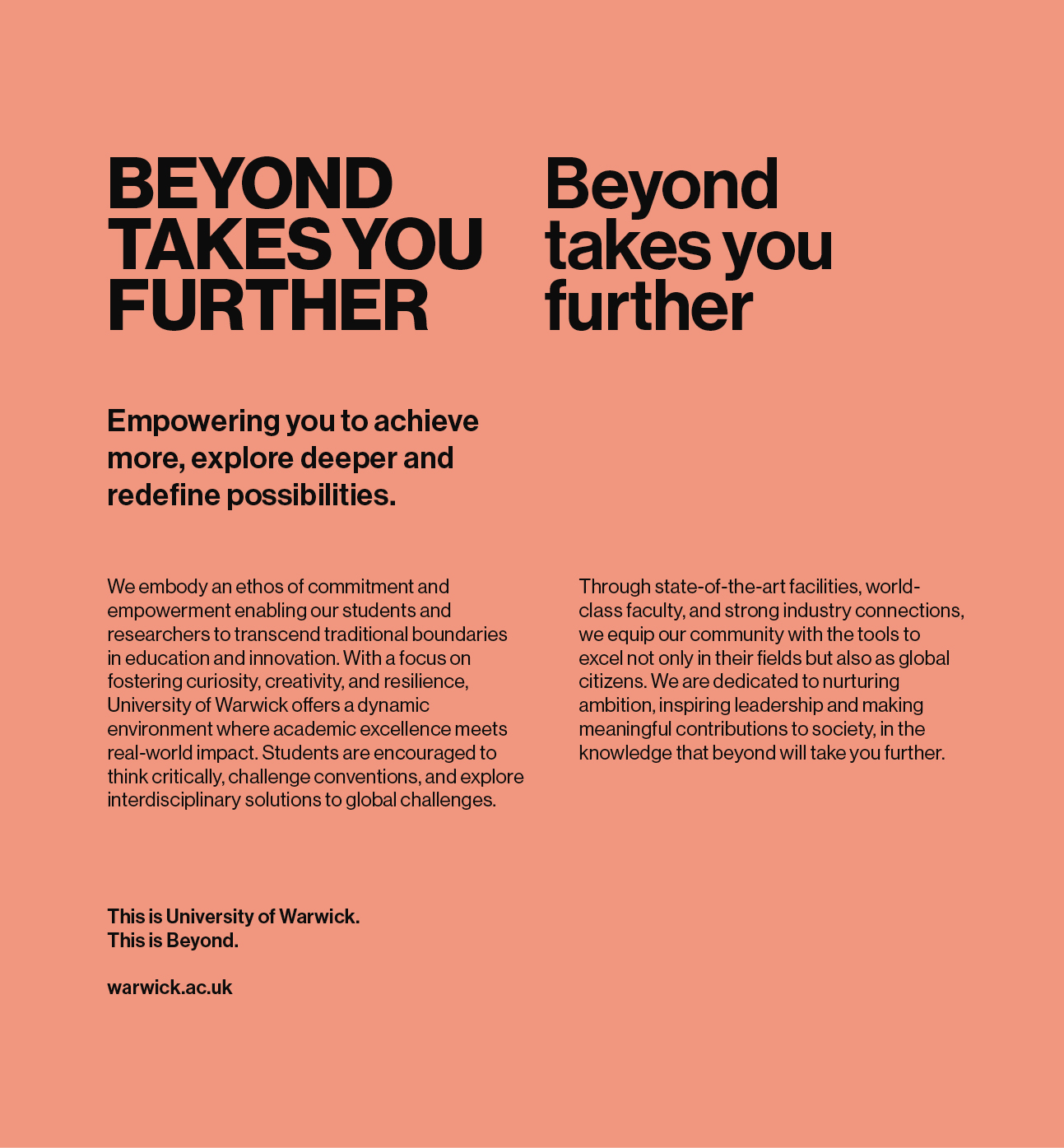 Typographic hierarchy; overview example with different headings and body text