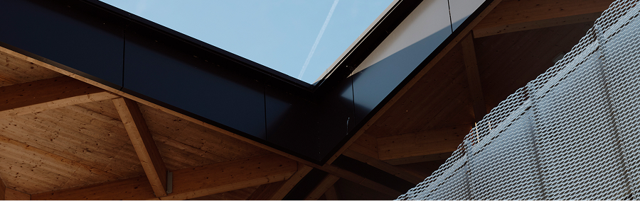 Image of the roof of Warwick's NAIC building.