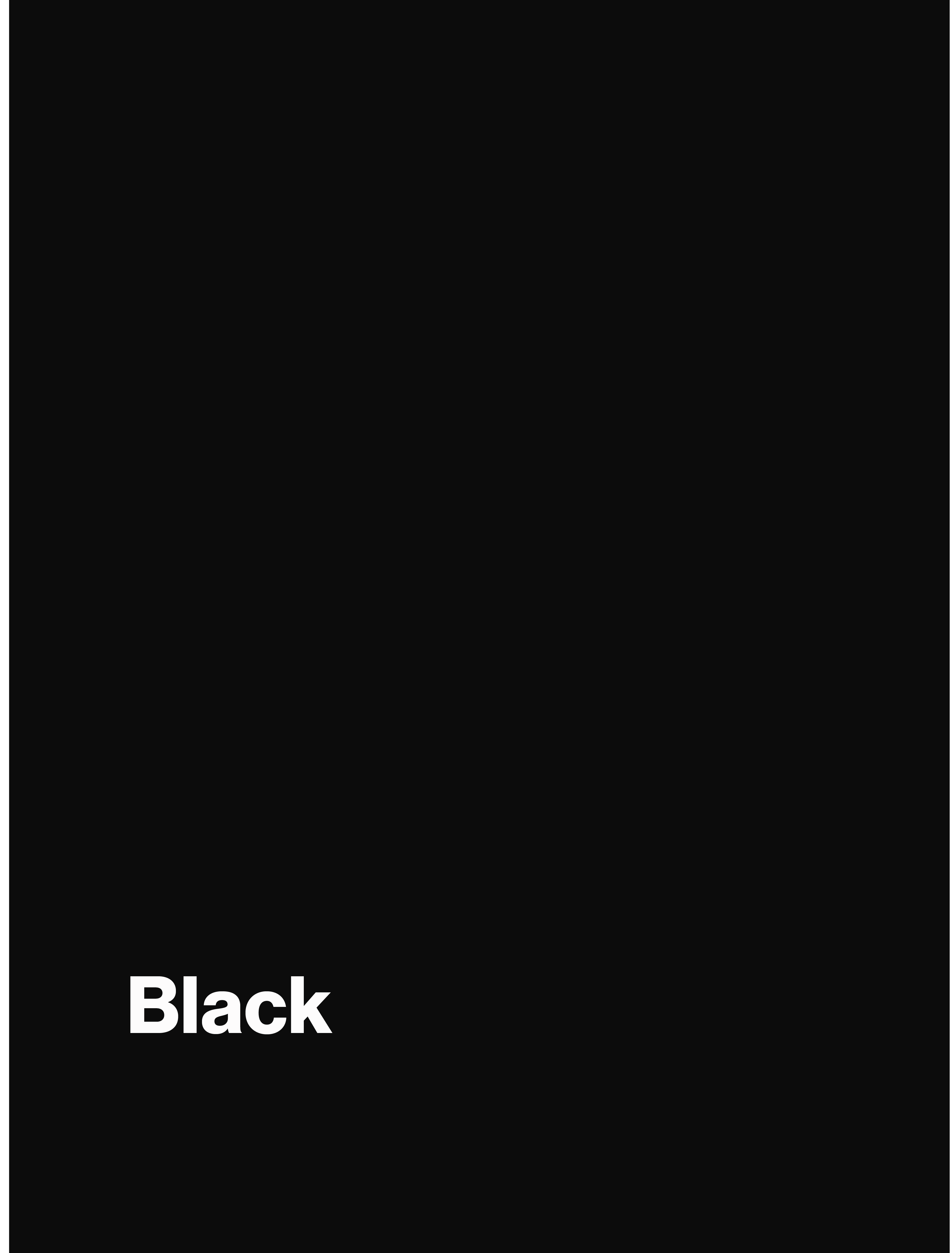 Colour: black