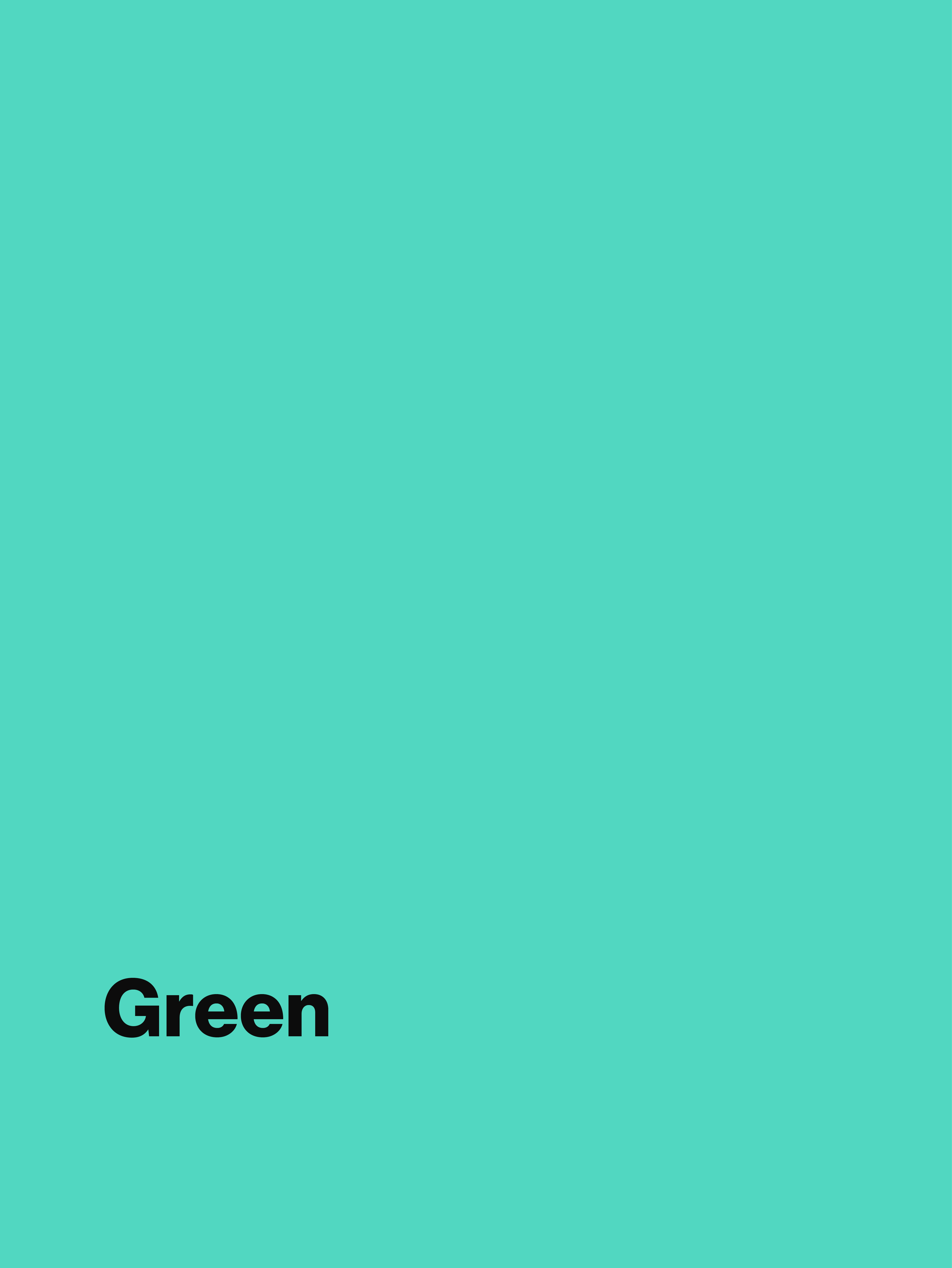 Colour: green