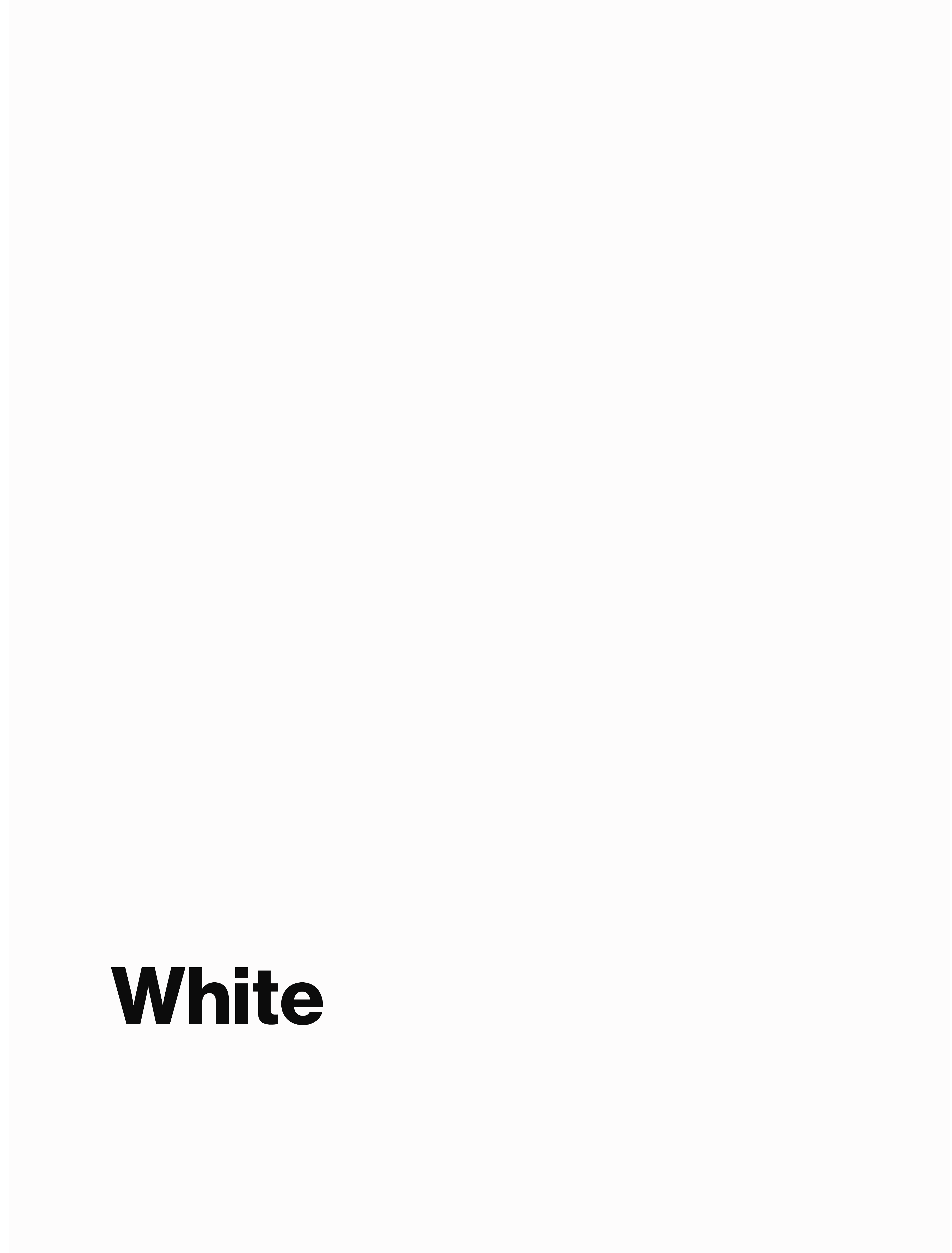 Colour: white