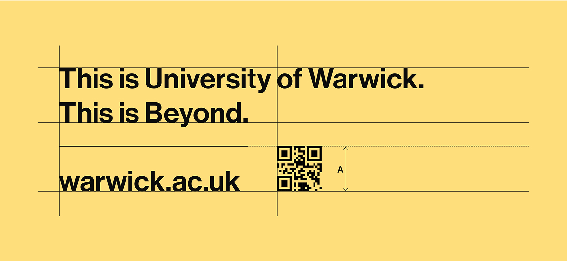 Stacked QR Code Sign-off Layout - Website example