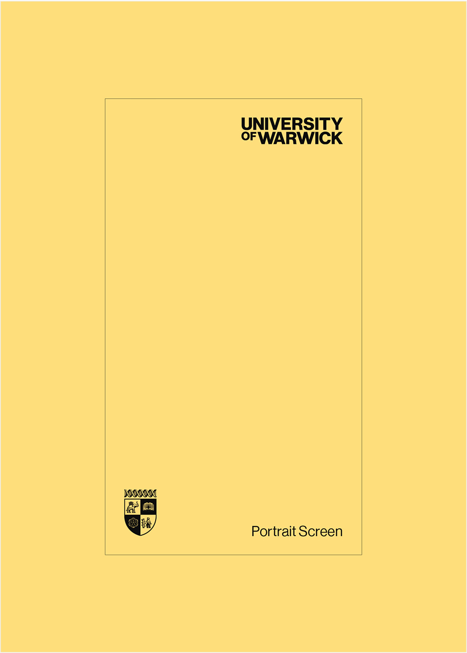 Portrait screen in yellow.